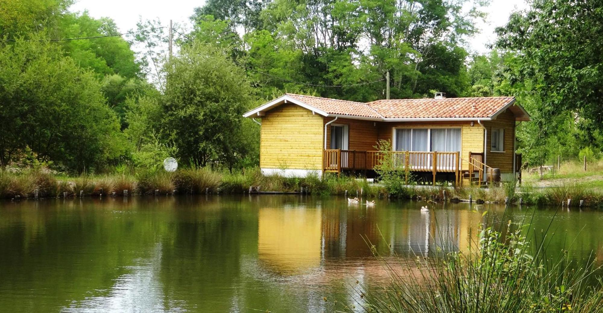 Chalet " Cote Lac " Castets Exterior photo